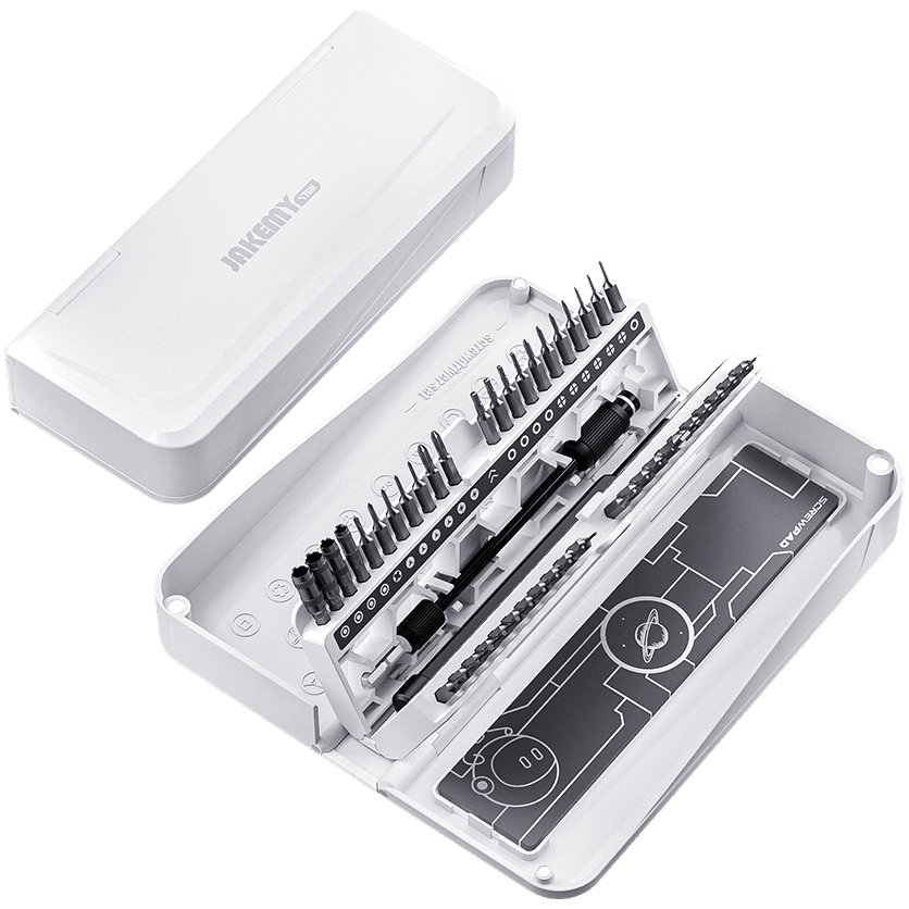 Jakemy Store Ultimate Precision and Convenience: JM 47 in 1 Precision Screwdriver Set with Unique Design Features Black