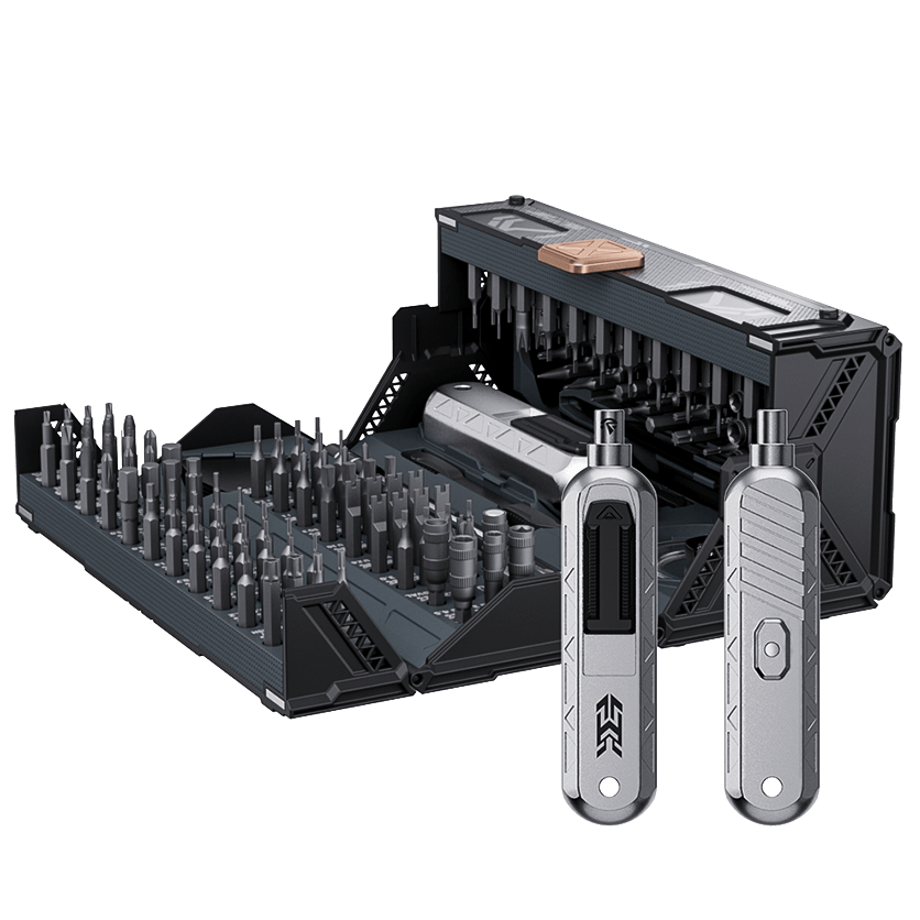 Jakemy Store Never Struggle with Repairs Again: JM 180-in-1 Precision Screwdriver Set for Electronics and Household Repairs-Durable JM-8192, All Metal RS02, Smart 3 Torque RS03 YF-FO-RS02