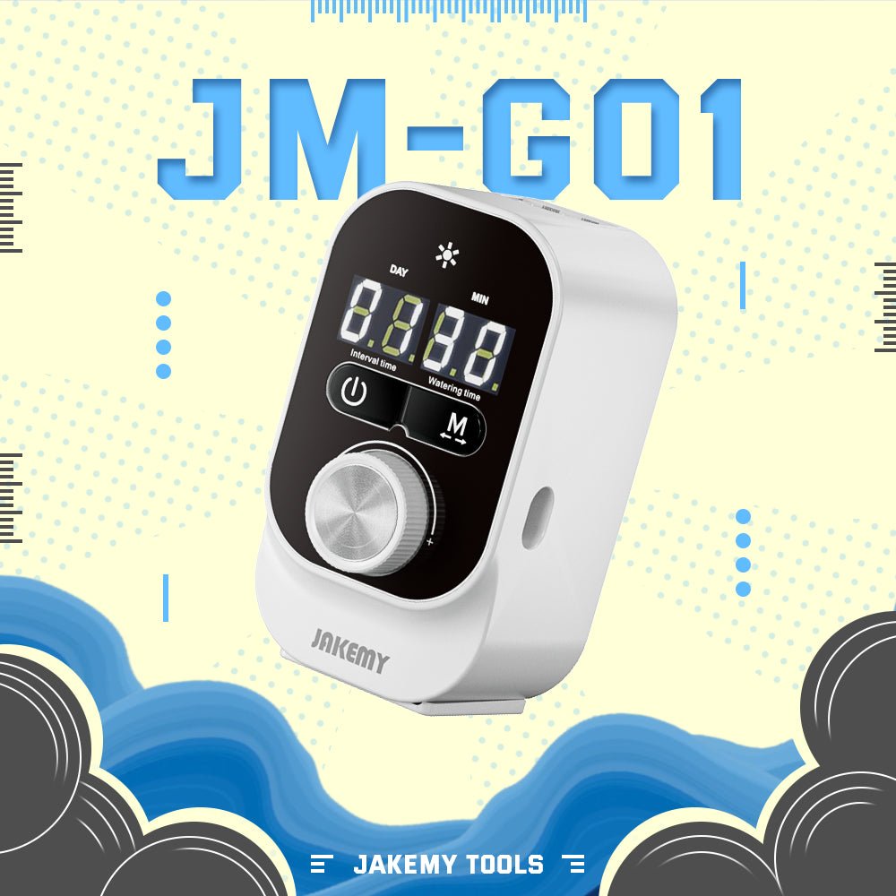 Jakemy Store Effortless Plant Care: JM-G01- Automatic Drip Irrigation Kit with Custom Watering and Programmable Timer