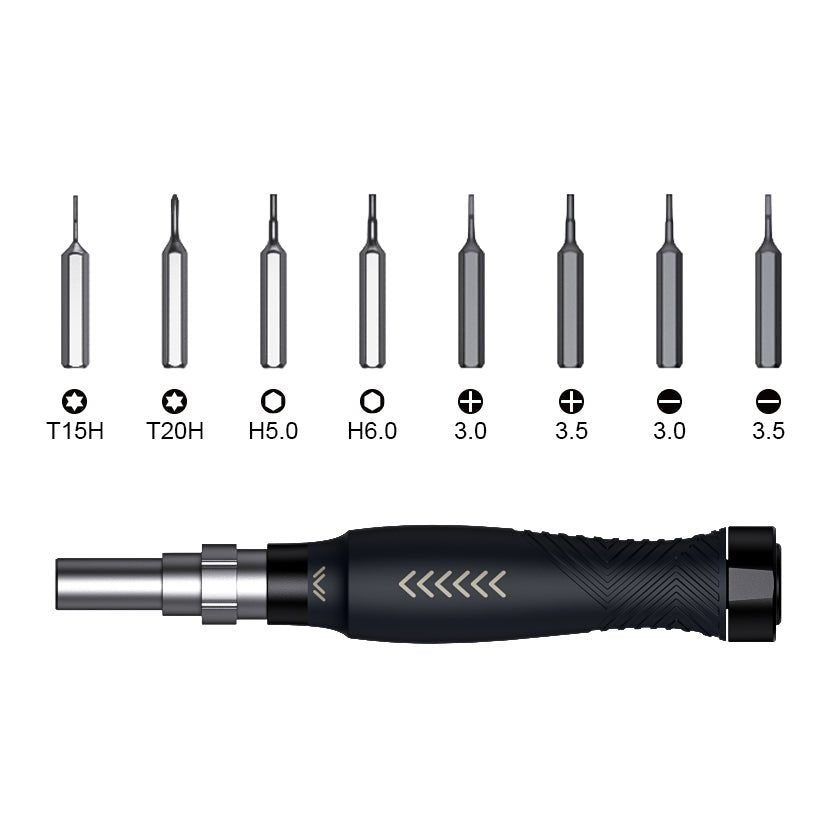 Jakemy Store Versatile Precision at Your Fingertips: JM 164-in-1 Multi-Stage Adjustable Screwdriver Set with Opening Pry Tool