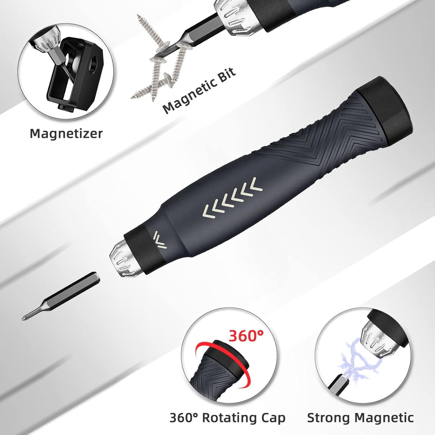 Jakemy Store Versatile and Creative:JM 25-in-1 Building Block Screwdriver Set for Stress Relief and Precision Repairs