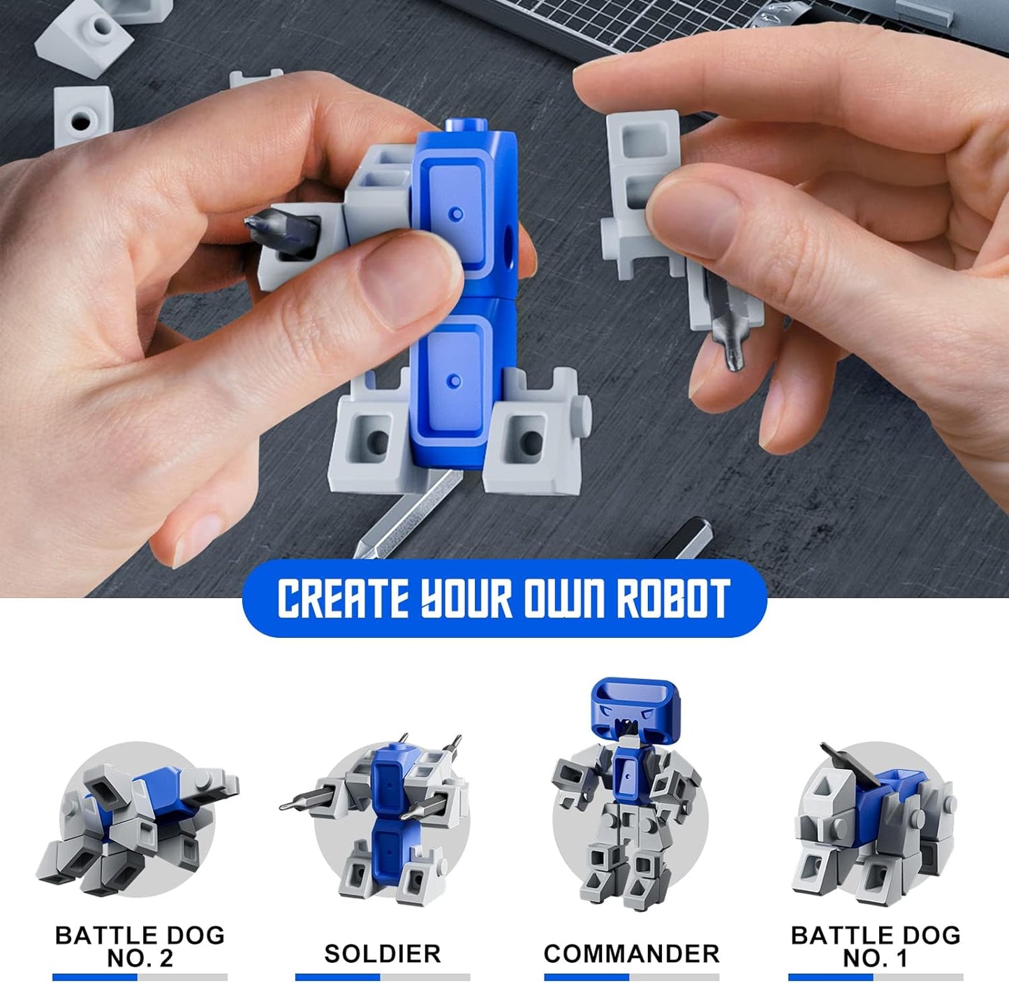 Jakemy Store Versatile and Creative:JM 25-in-1 Building Block Screwdriver Set for Stress Relief and Precision Repairs