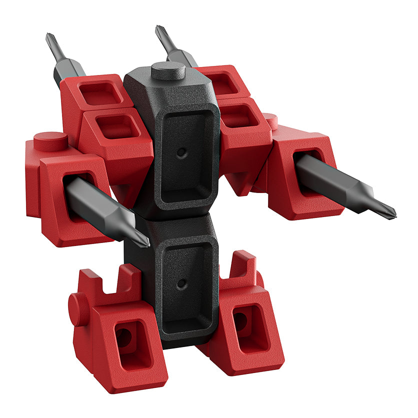 Jakemy Store Versatile and Creative:JM 25-in-1 Building Block Screwdriver Set for Stress Relief and Precision Repairs
