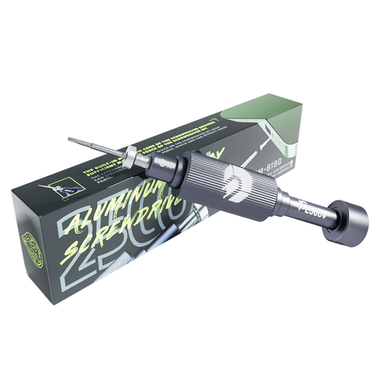 Jakemy Store Professional Grade Precision Screwdriver: JM S2 Steel Bit (Phillips, Torx, Standoff, Pentalobe, Tri-wing) with Mute Bearing Cap