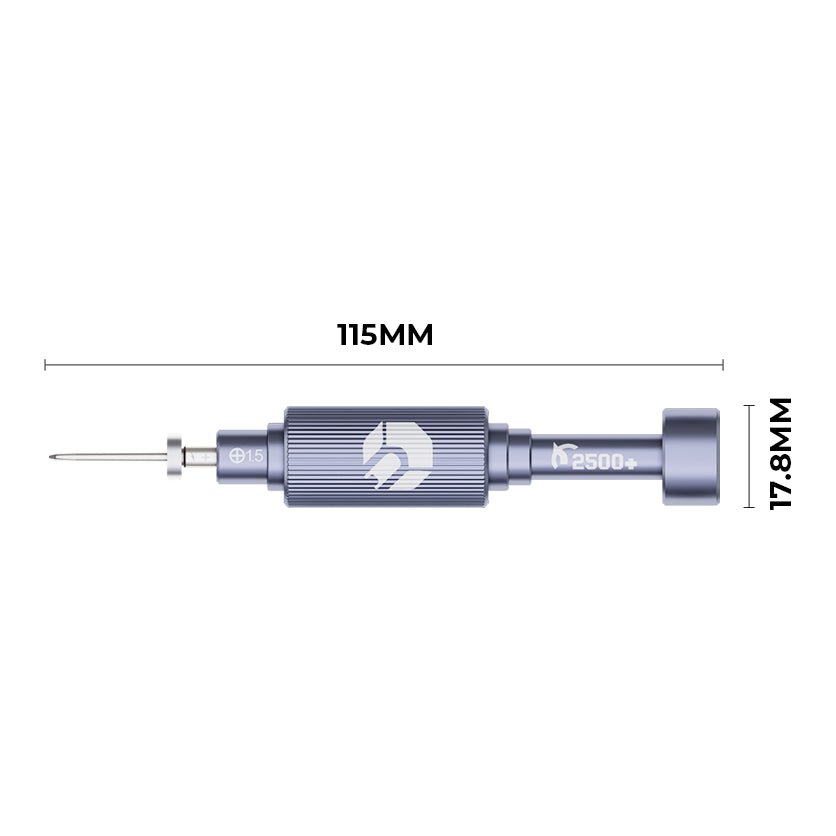 Jakemy Store Professional Grade Precision Screwdriver: JM S2 Steel Bit (Phillips, Torx, Standoff, Pentalobe, Tri-wing) with Mute Bearing Cap