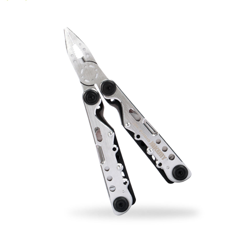 Jakemy Store Versatile JM 9-in-1 Outdoor Tool Kit: Includes Scissors, Screwdriver, and Carabiner for Travel