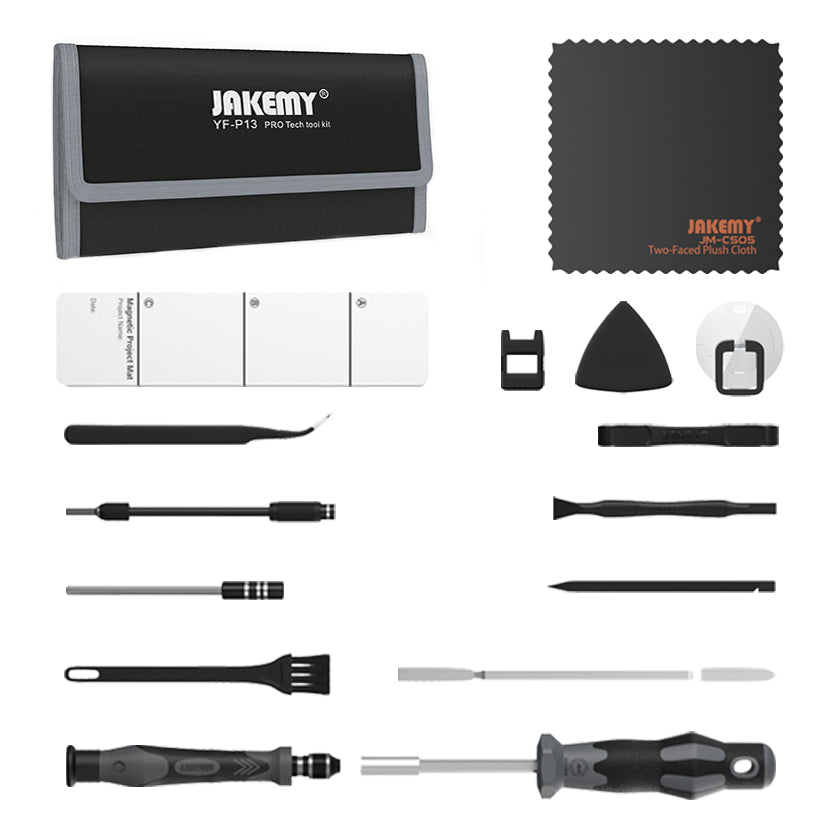 Jakemy Store Comprehensive Professional Toolkit: JM 202-in-1 Multi-bit Precision Screwdriver Set with Adjustable Design Handle
