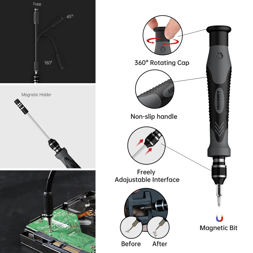 Jakemy Store Budget-Friendly JM 141-in-1 Screwdriver Kit: Versatile and Durable for All Repairs
