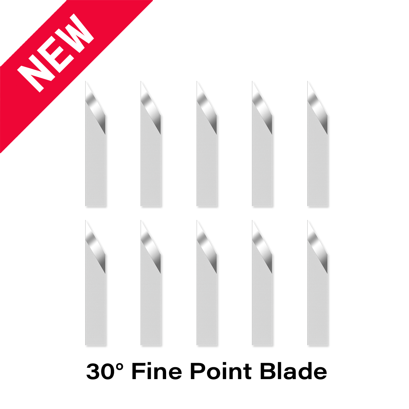 Cutting Blade Set(30° Fine Point Blades|30° Narrow Point Blades|60° Fine Point Blades|Narrow Chisel Blades|Cutting Straight Blades)
