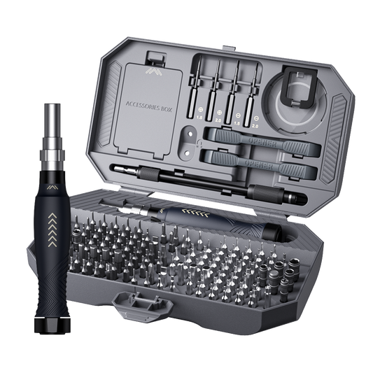 Jakemy Store Versatile Precision at Your Fingertips: JM 164-in-1 Multi-Stage Adjustable Screwdriver Set with Opening Pry Tool