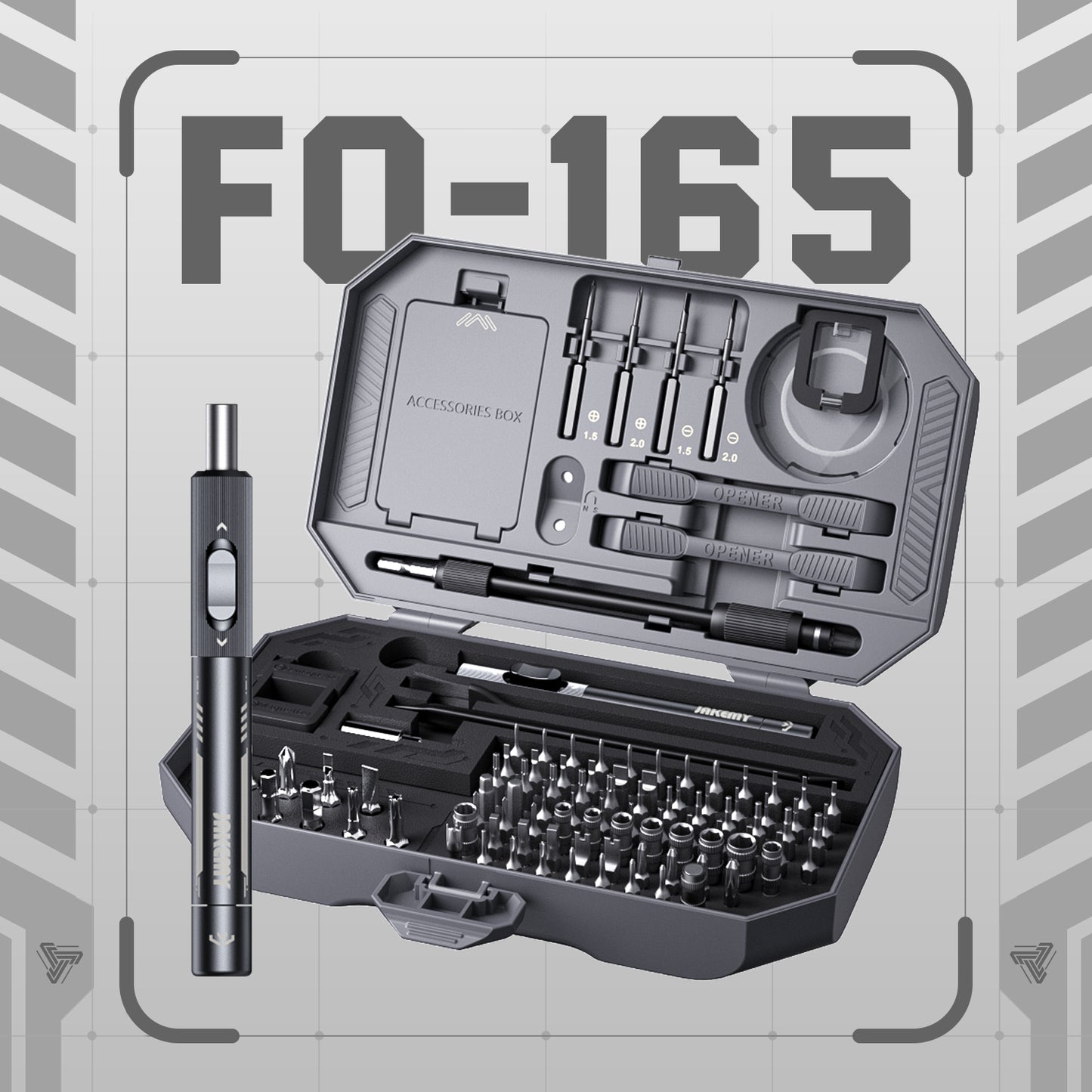 Jakemy Store Meet Every Repair Need with Precision: JM 105-in-1 Portable Screwdriver Set for Electronic Devices and Home Maintenance