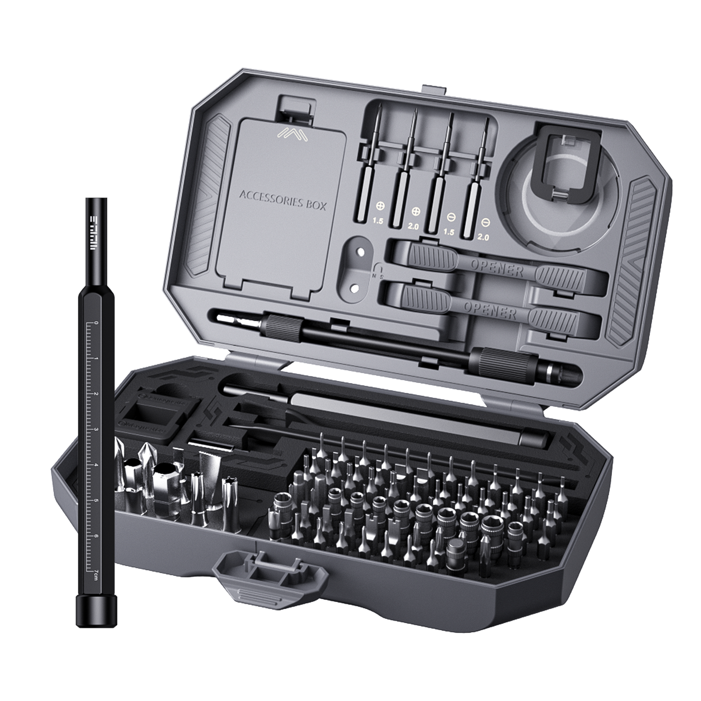 Jakemy Store Professional Electronics Repair Kit: JM 105-in-1 Compact Screwdriver Kit- Versatile and Lightweight Design