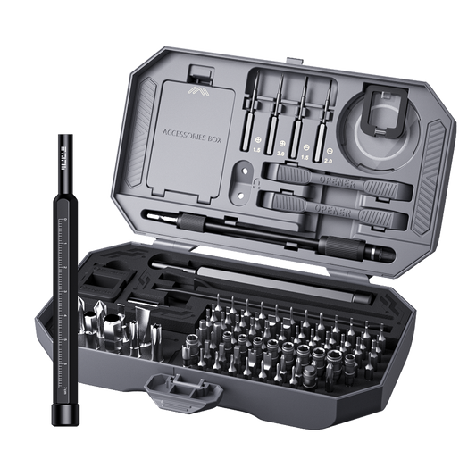 Jakemy Store Professional Electronics Repair Kit: JM 105-in-1 Compact Screwdriver Kit- Versatile and Lightweight Design