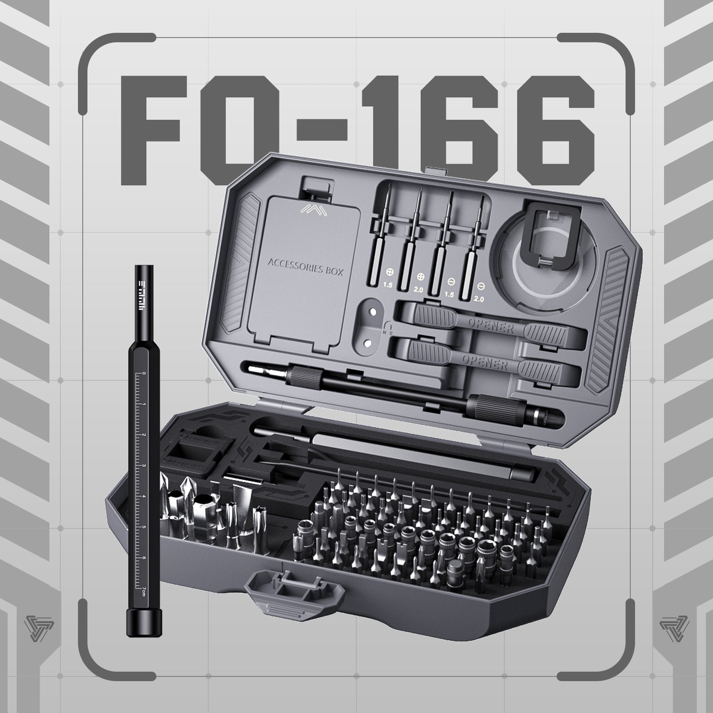 Jakemy Store Professional Electronics Repair Kit: JM 105-in-1 Compact Screwdriver Kit- Versatile and Lightweight Design