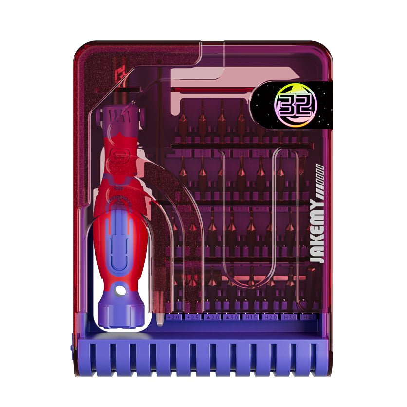Jakemy Store Convenient Storage JM 33-in-1 Precision Screwdriver Set: Portable Case with Stable Storage