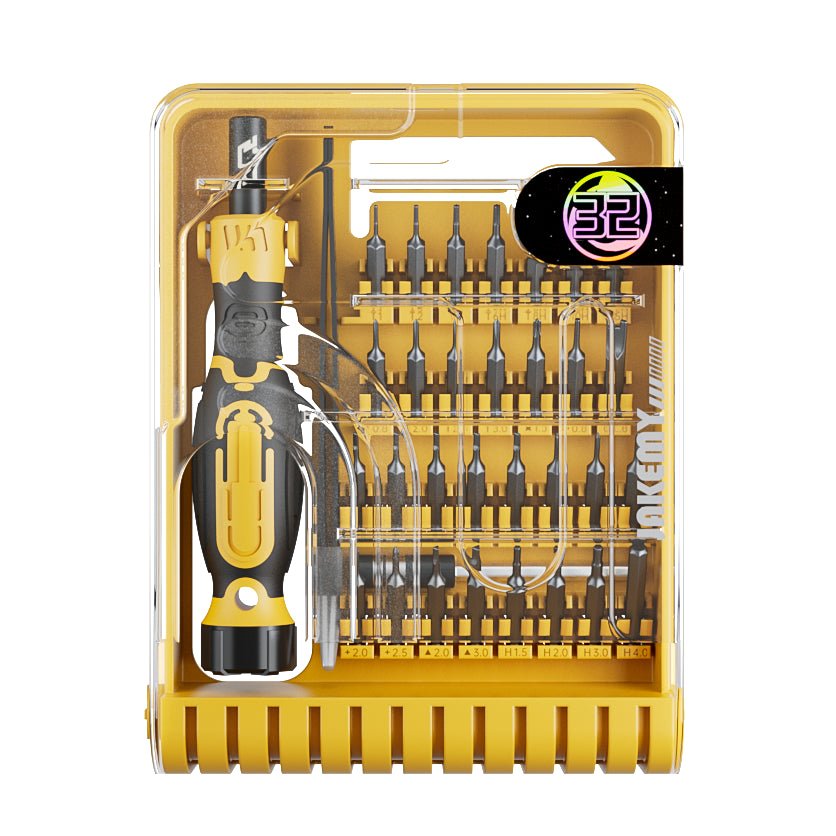 Jakemy Store Convenient Storage JM 33-in-1 Precision Screwdriver Set: Portable Case with Stable Storage