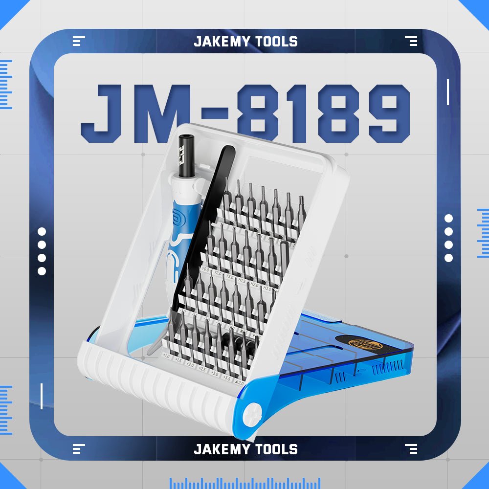 Jakemy Store Convenient Storage JM 33-in-1 Precision Screwdriver Set: Portable Case with Stable Storage