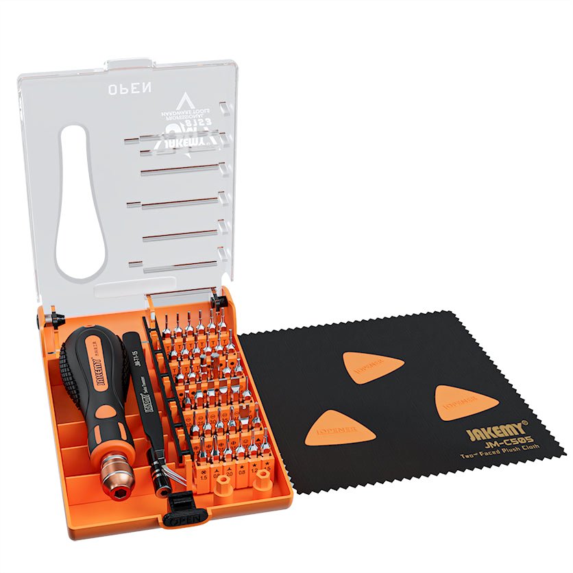 Jakemy Store Reliable Repair Companion: JM 43-in-1 Magnetic Screwdriver Set for Electronics and Gadgets