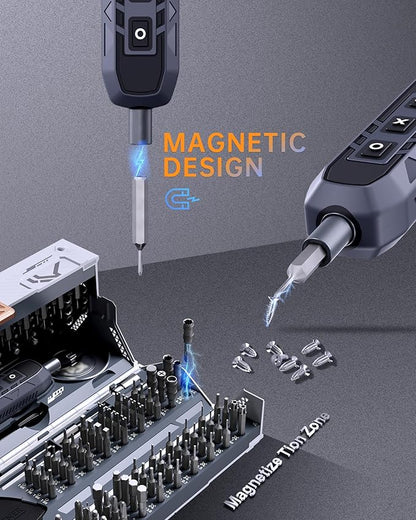 JAKEMY 180-in-1 Precision Screwdriver Set with 3 Ergonomic Handle Option