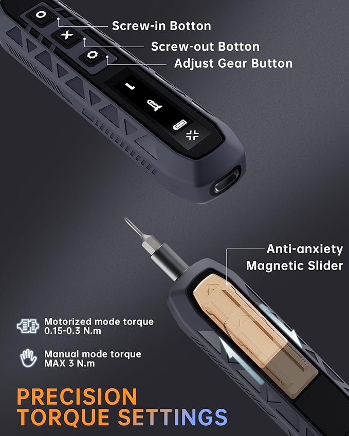 JAKEMY 180-in-1 Precision Screwdriver Set with 3 Ergonomic Handle Option