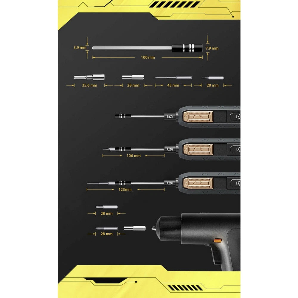 JAKEMY 180-in-1 Precision Screwdriver Set with 3 Ergonomic Handle Option