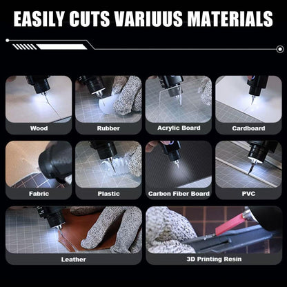 JAKEMY 35W 40kHz 2-in-1 Handheld Ultrasonic Cutter & Polisher, dedicated to fast and efficient cutting, grinding, and polishing (with cord, NO BATTERY)