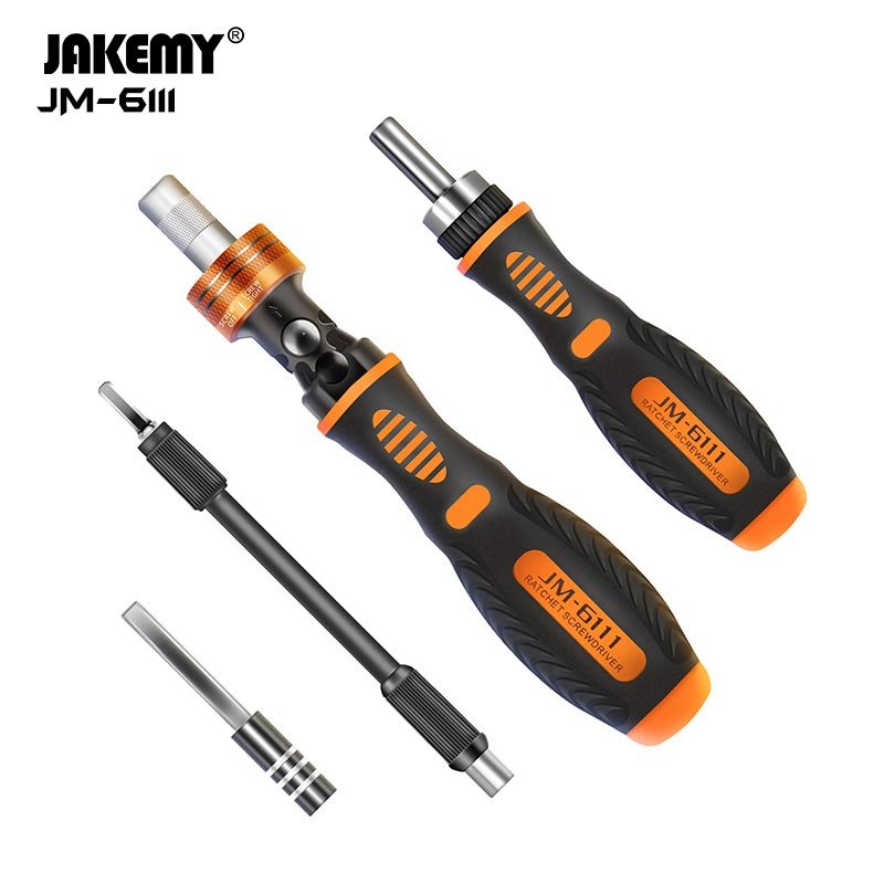 Jakemy Store Adapt to Your DIY Demands with Ease: JM 69-in-1 Ratchet Screwdriver Set with Adjustable Handles