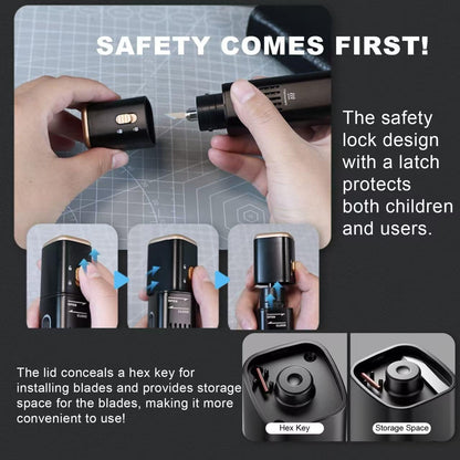 JAKEMY 35W 40kHz 2-in-1 Handheld Ultrasonic Cutter & Polisher, dedicated to fast and efficient cutting, grinding, and polishing (with cord, NO BATTERY)