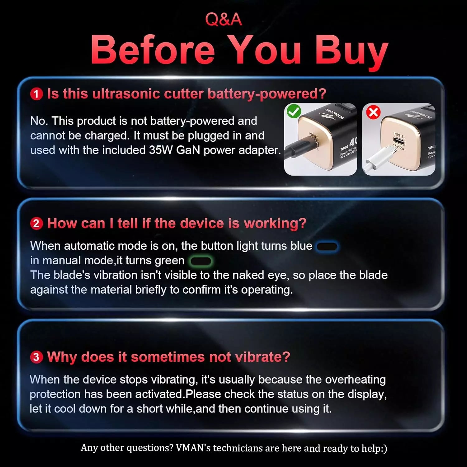 JAKEMY 35W 40kHz 2-in-1 Handheld Ultrasonic Cutter & Polisher, dedicated to fast and efficient cutting, grinding, and polishing (with cord, NO BATTERY)