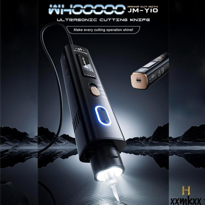 JAKEMY 35W 40kHz 2-in-1 Handheld Ultrasonic Cutter & Polisher, dedicated to fast and efficient cutting, grinding, and polishing (with cord, NO BATTERY)