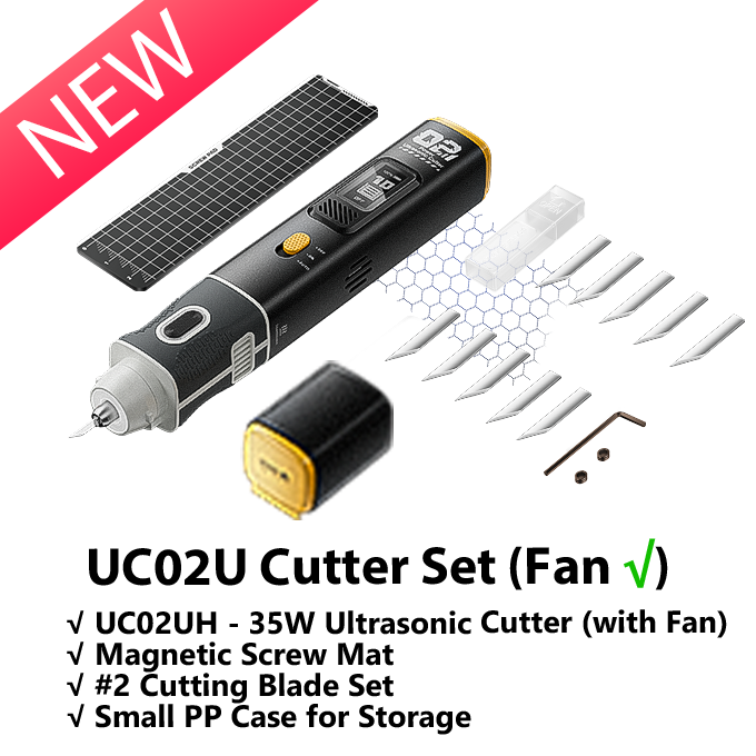 [Pre Order][UC02]2 In 1 Cordless Powerful Ultrasonic Cutter for Handworkers
